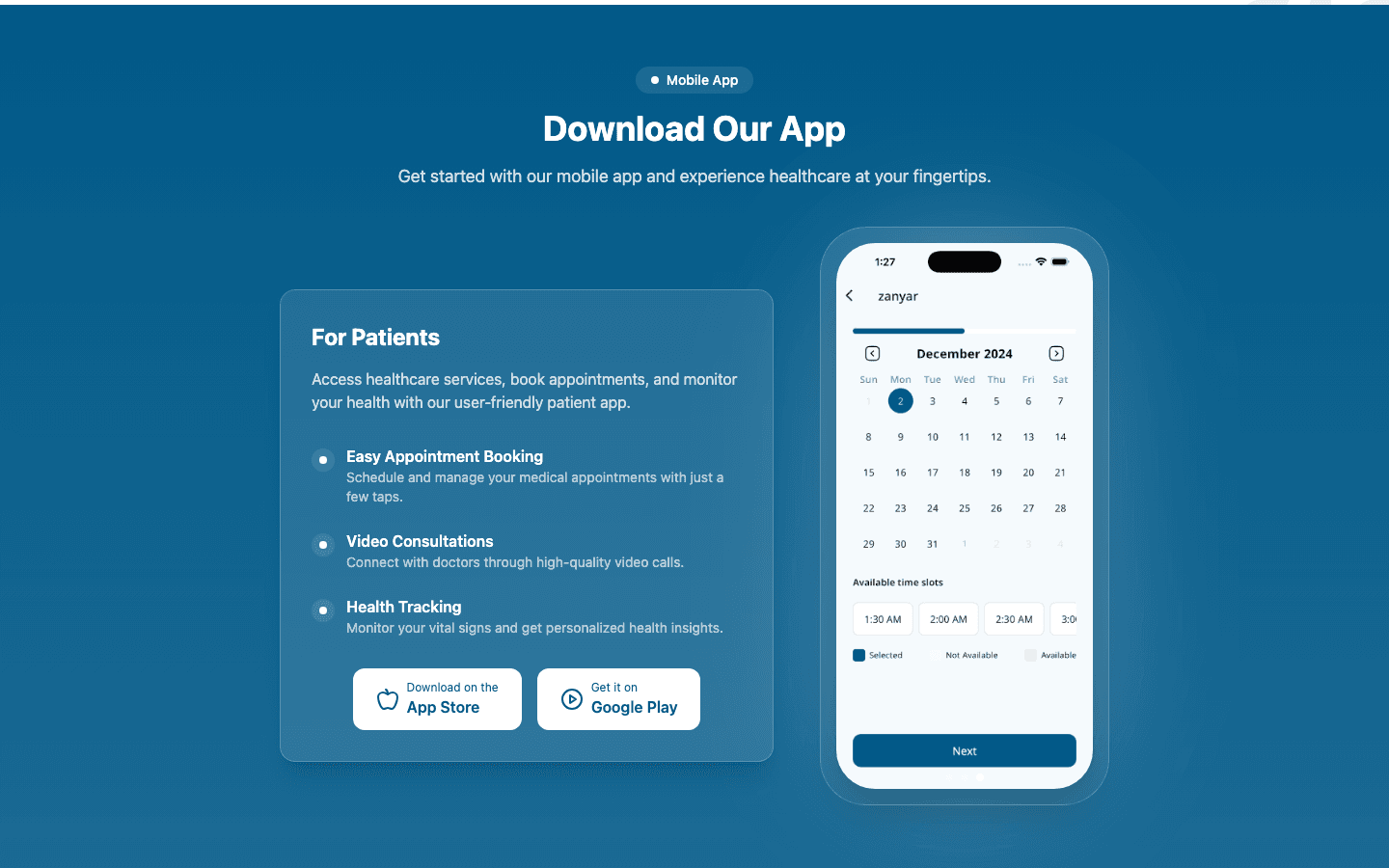 Download the app — Telemedicine Hub