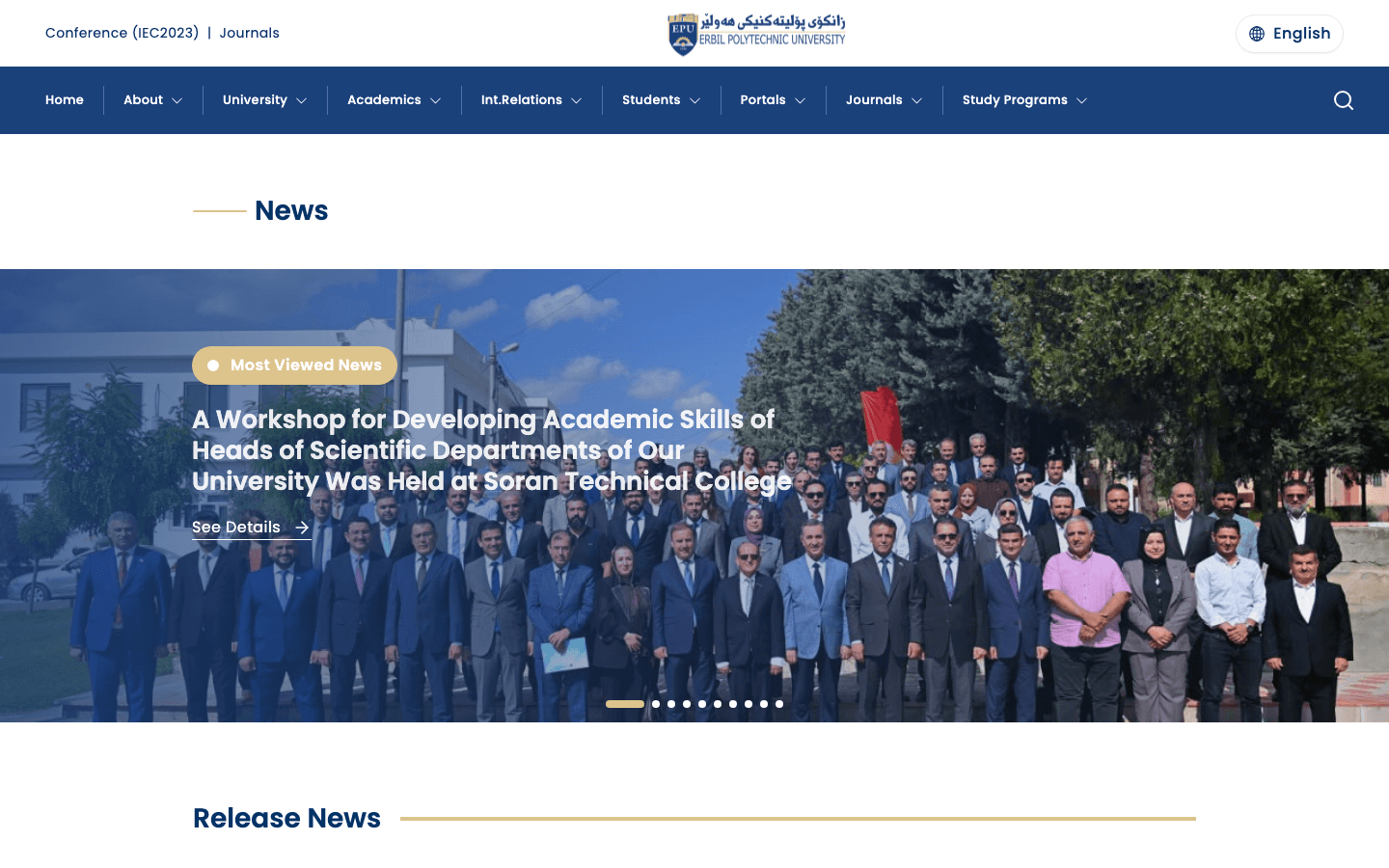 News & announcements — Erbil Polytechnic University