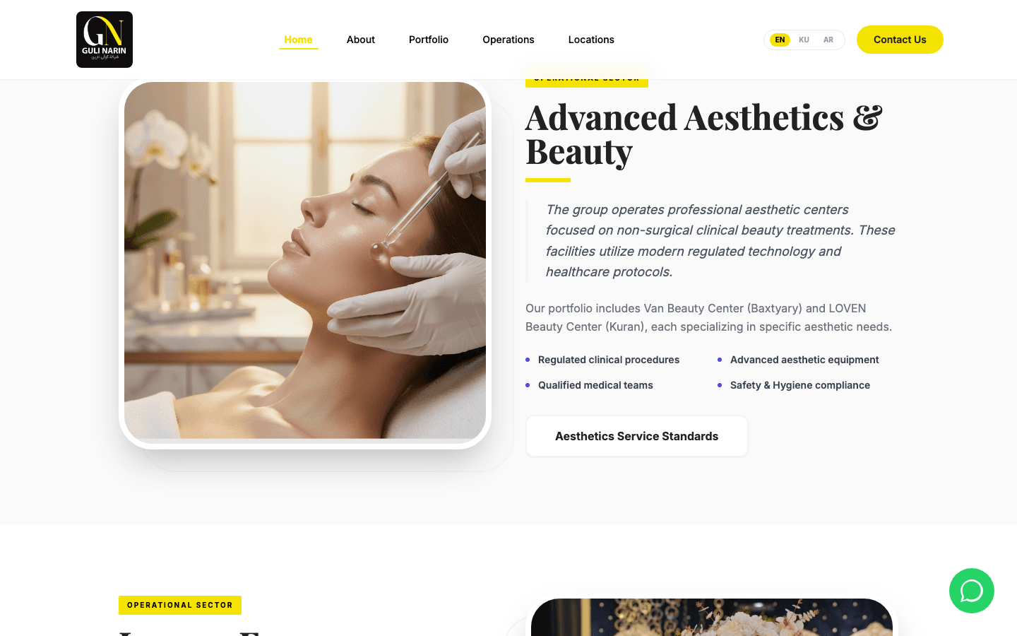 Aesthetics sector — gulinarin.com