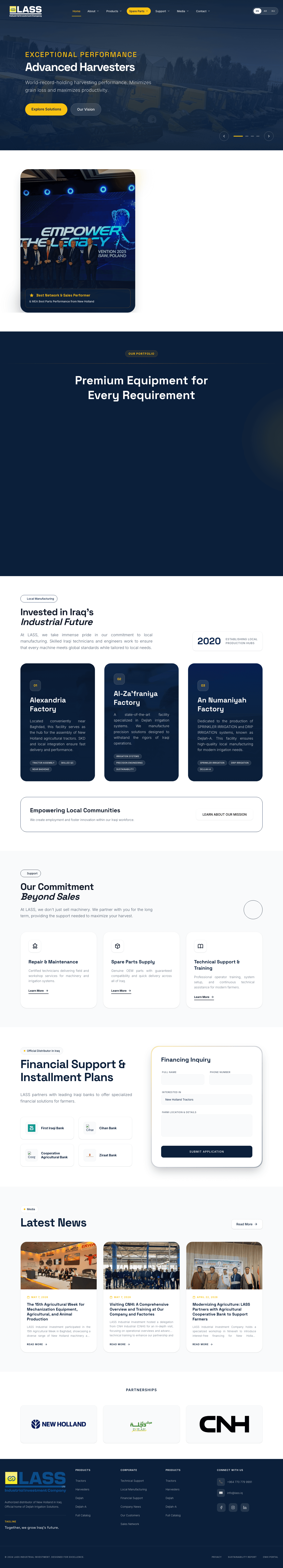 LASS Industrial Investment — full page screenshot